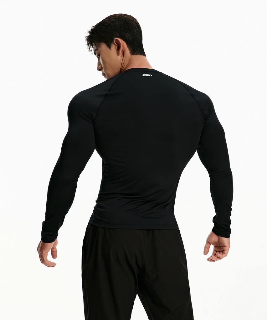 BORN TO WIN Symbol B Compression Long Sleeve [Black]