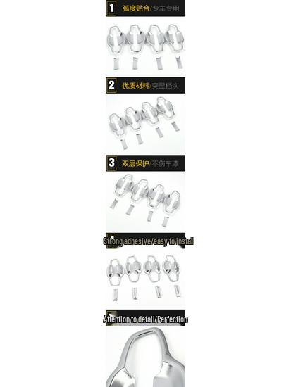 2020 RX5PLUS Door Bowl Protective Film: Full Coverage, Anti-Scratch, Wear-Resistant Exterior Sticker