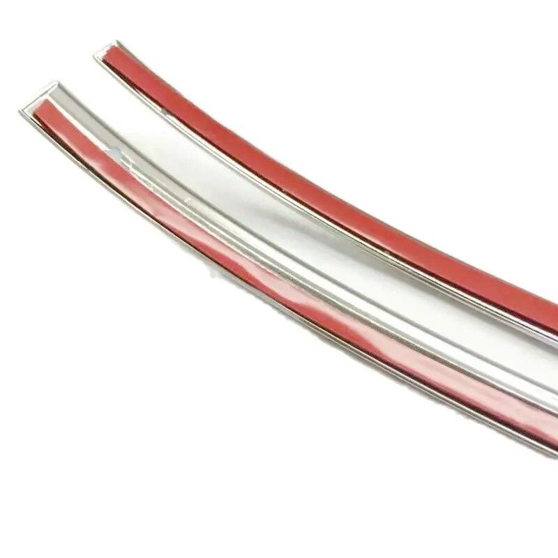 2017 2018  For Nissan Leaf Car Rearview Mirror Decoration Strip Cover Trim ABS Chrome Auto Exterior Styling Accessories 2pcs