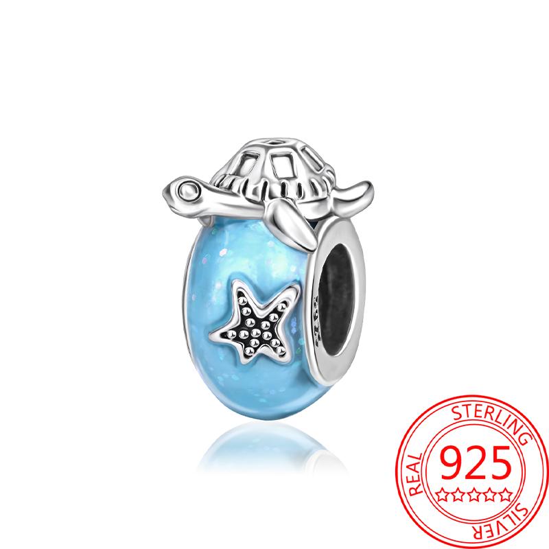 Summer Copper Sea World Kingdom Charm Pendant Beads Fit Charms Original Bracelet For Women Jewelry Making