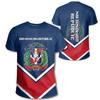 Dominican Republic Flag Map 3D Printed T Shirt For Men Clothes Fashion Male T-Shirt National Emblem Tshirt Independence Day Tee
