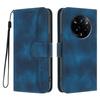 For Realme 14 Pro+ 5G Leather Case Wallet Stand Smile Imprinted Phone Cover with Strap
