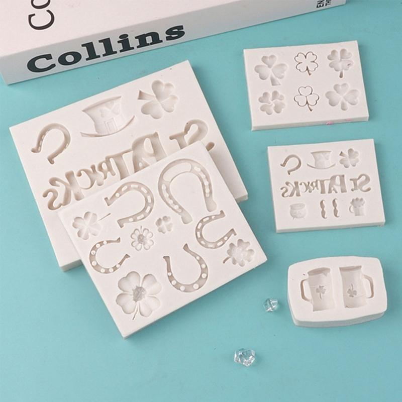 Leaf Silicones Molds Holiday Fondant Molds Irish Hat Baking Molds for Chocolate Candy Cake Decoration Molds