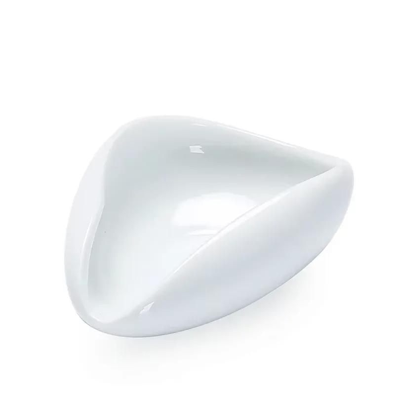 

Чашка для дозирования кофейных зерен Керамический мерный контейнер для кофе или чая Лоток для дозирования кофейного порошка для дома Аксессуар для кофейного лотка белый