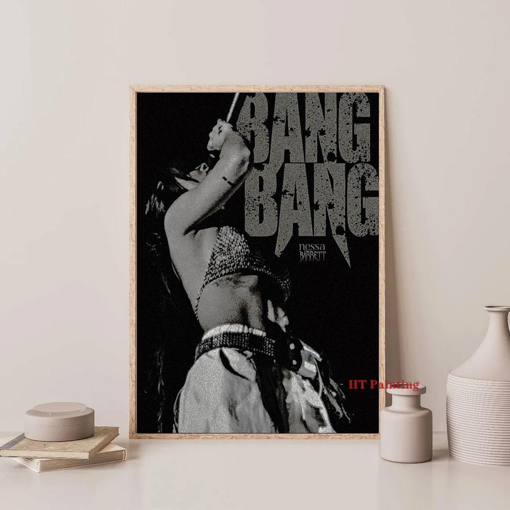 Nessa Barrett chanteur jeune Forever Tour 2023 affiche toile peinture rétro musique mur Art photos chambre décor à la maison Fans cadeau