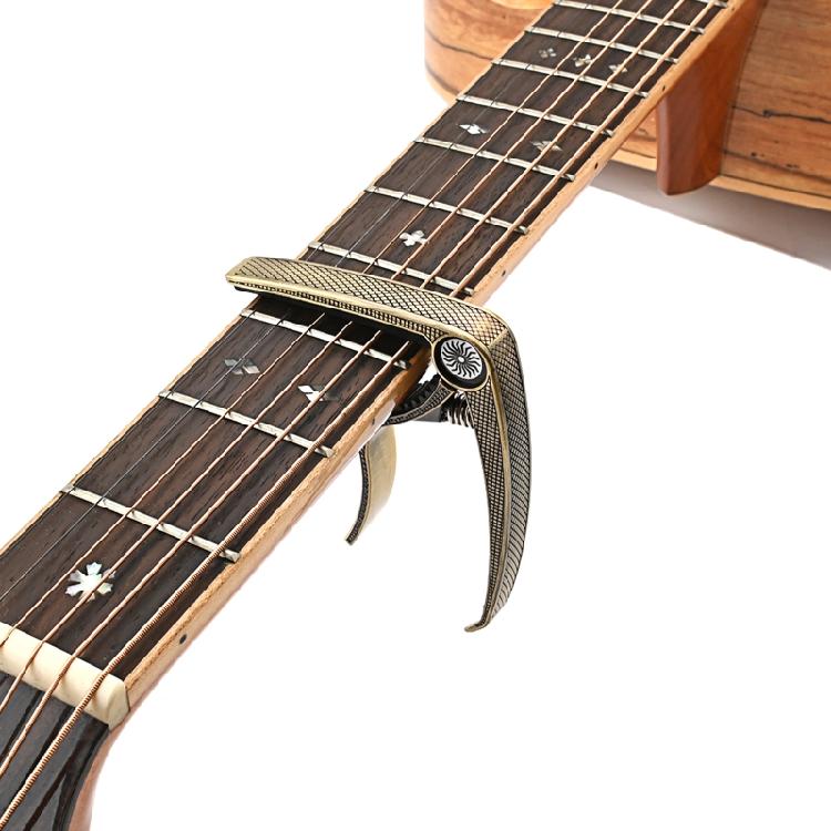 Gitarrstämningstonklämma för 6-strängad Ukulele Banjo Mandolin Basinstrument
