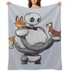 The Wild Robot Throw Blanket Sleeping Bag Moving Sofa Bed Thermals For Travel Blankets