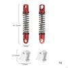 2PCS Alloy Aluminum Shock Absorber Replacement Upgrade Parts for RC Cars Accessories