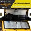 Car Windshield Visor Sun Shade Cover for Jeep Wrangler JK TJ 1997-2017 UV Rays Blocker Pad Interior Protection Accessories