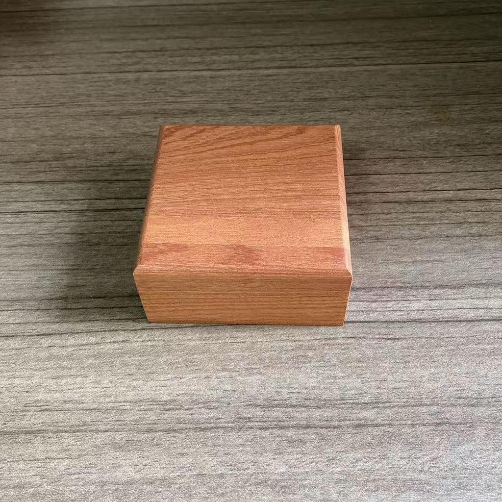 Black Walnut Flip-Top Light Luxury Storage Box for Jewelry, Antiques, or Stationery