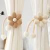 Flower Curtain Tieback Boho Stylish Decorative Curtain Flower Curtain Holdback Holder for Living
