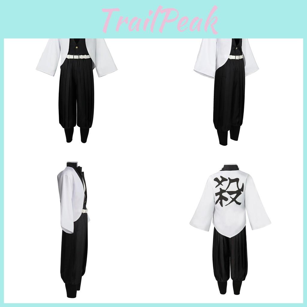Demon Shinazugawa Slayer Sanemi Role Playing Costume Set For Event Halloween