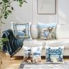 4Pcs Ocean Series Cushion Covers Single-sided Printed 45CM Throw Pillow Case Cover Sofa Cushion Home Room Decor