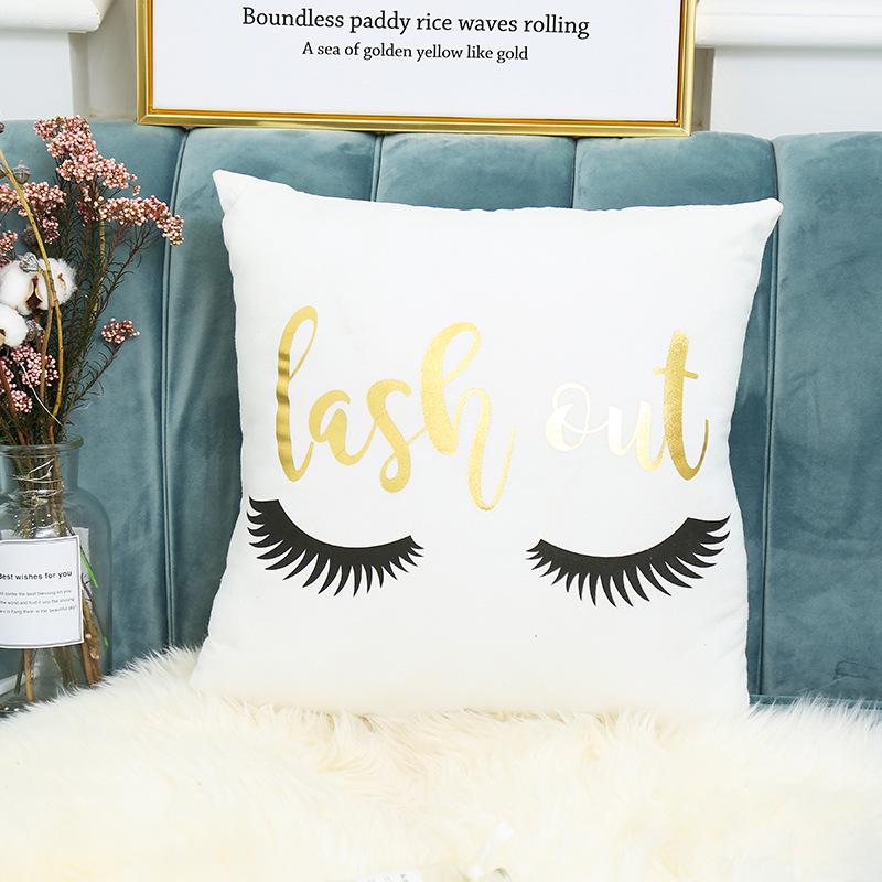 Hot Stamping Pillowcase Home European Classical Print Sofa Cushion Cover Cushion Cover