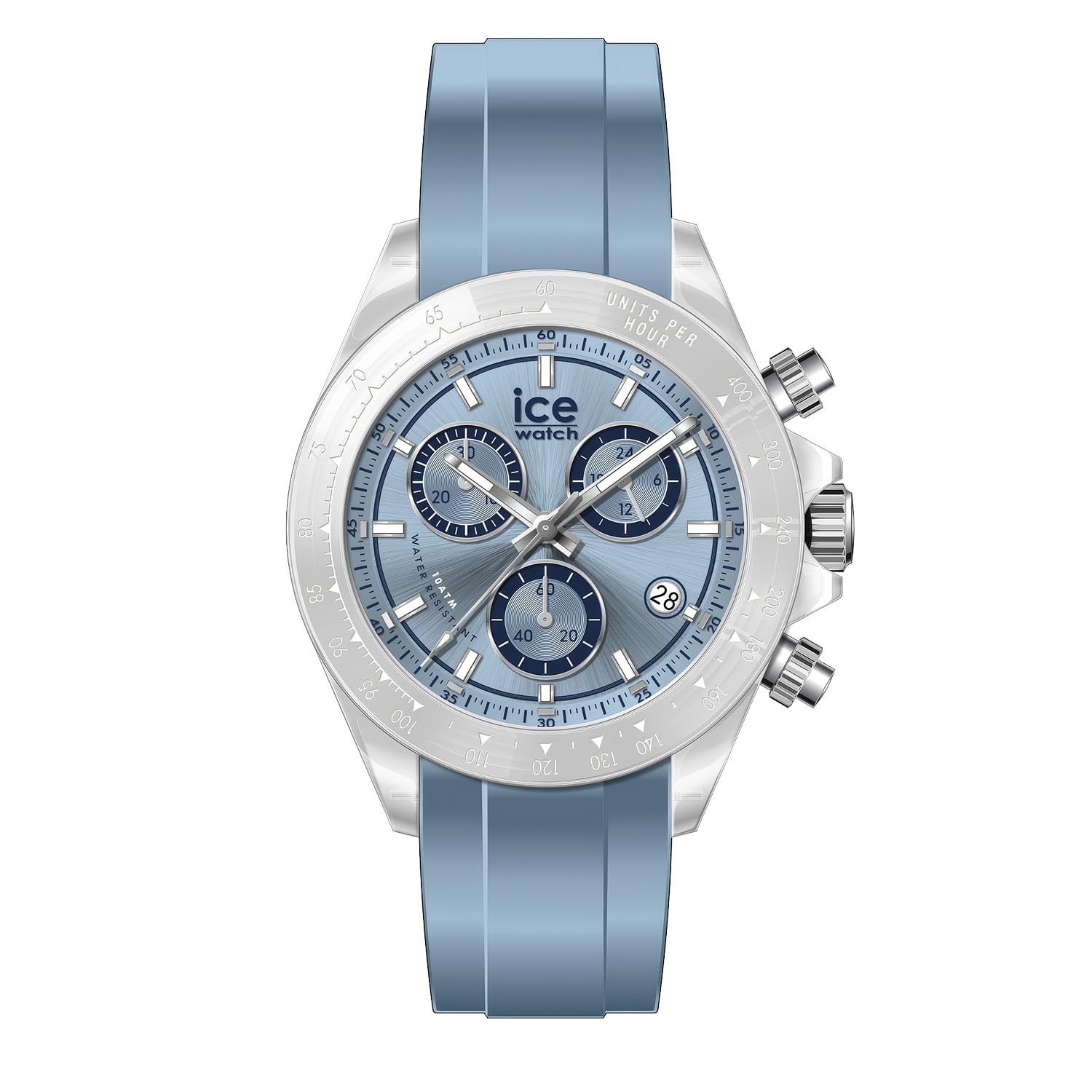 

[Ice-watch] Мужские часы Ice-watch [BEWATCH] Прозрачные Вневременные Синие 41 мм Хронограф 025632