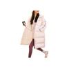 FW23 Sports Casual Solid Color Hooded Warm Long Down Jacket Women Outerwear Pure-White 962348904-1