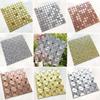 Waterpoof Mosaic Sticker Square Kitchen Bathroom Wallpaper Home Decor Wall Decal  Bathroom