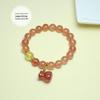 Strawberry Quartz Wealth-Attracting Bracelet 9mm - Popular National Style Jewelry Crystal Bracelet