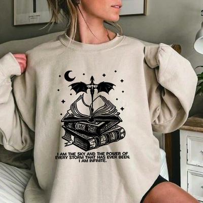 Unisex HoodieVintage Basgiath War College Sweatshirt I Am The Sky Hoodie Fourth Wing Shit Dragon Rider Tee Unisex Casual Hoodies Sweatshirts