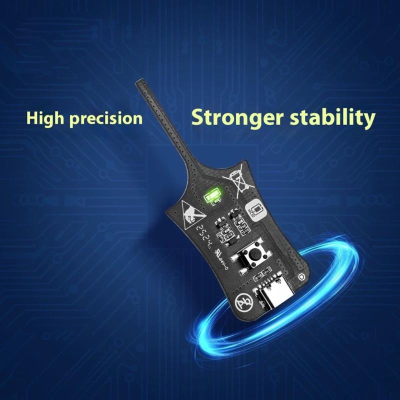 Accuracy Electromagnetic Inductance Tester For Quick Fault Finding In Electronic Circuits Green Light Sign