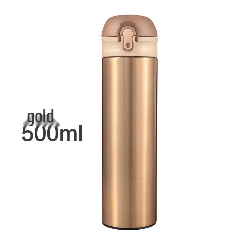 304 Stainless Steel Thermal Cup with Flip Lid & Filter - Portable Slow Cooker & Business Gift