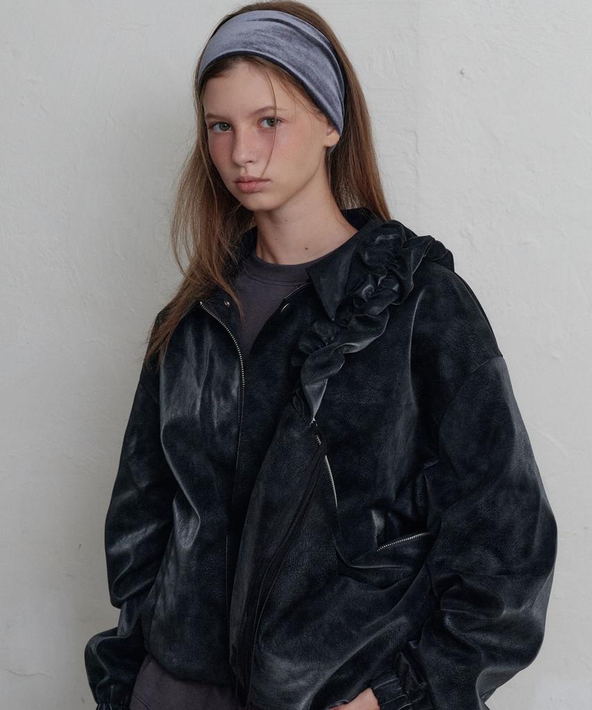 MOONISH Moon Velor Headband (Midnight Gray)