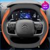 Kožený potah na volant pro Citroen C4X C5X C5 Aircross e-Berlingo C4 2021 2022 2023 2024 Auto doplňky interiéru