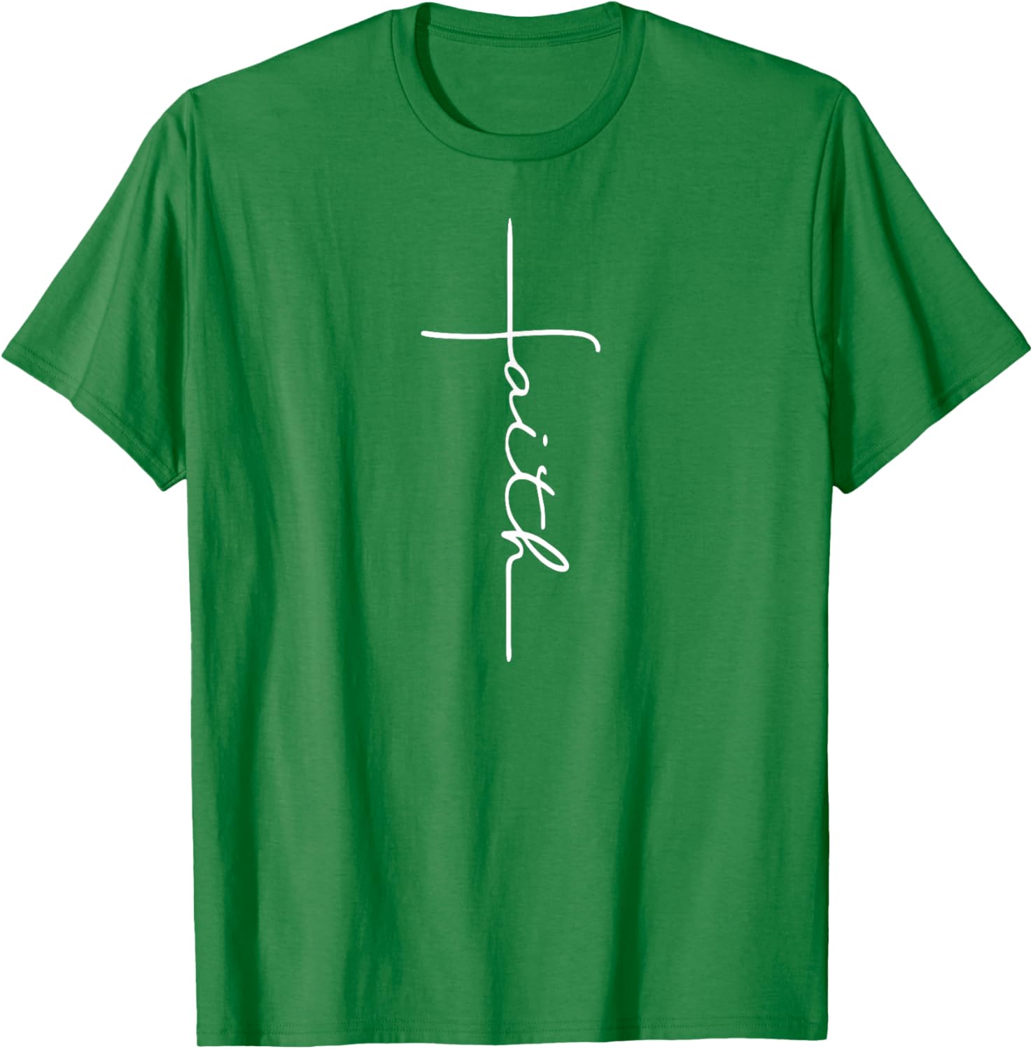 Faith Cross Christian TShirt 100 Cotton ONeck Short Sleeve Summer Casual Mens Tshirt Streetwear S
