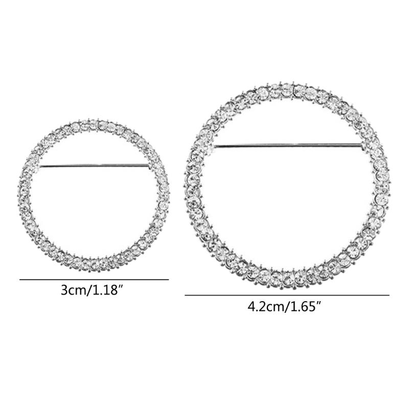 Porte-lunettes simple rond à cristaux Broche Mode Porte-lunettes de lecture Broche Bijou Broche de revers émaillée Breloque Cadeau