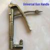 Pneumatic Universal Grease Gun Head with High-Pressure Straight Handle and Fine Thread