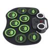 Elektronisches Schlagzeugset Tragbare Beleuchtung Elektronisches Roll-Up Übungs-Drum-Pad Handgerollt Elektronisch