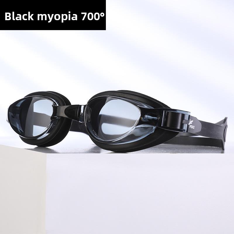 Men's & Women's Anti-Fog Waterproof HD Swimming Goggles for Adults - Plano Myopia, Transparent Lens, Professional Use