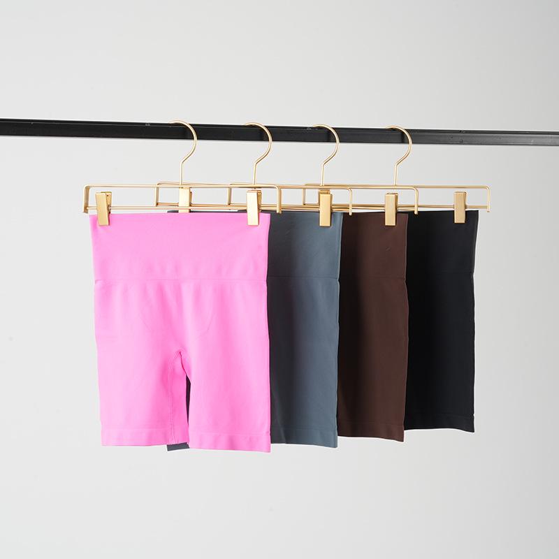 Nude Yoga Mid-Shorts mit extra hohem Bund, nahtlosem, weichem und glattem Tragegefühl