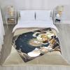 Moonlight Cookie Blanket Fleece Summer Cookie Run Kingdom Portable Warm Throw Blanket for Sofa Couch Plush Thin Quilt