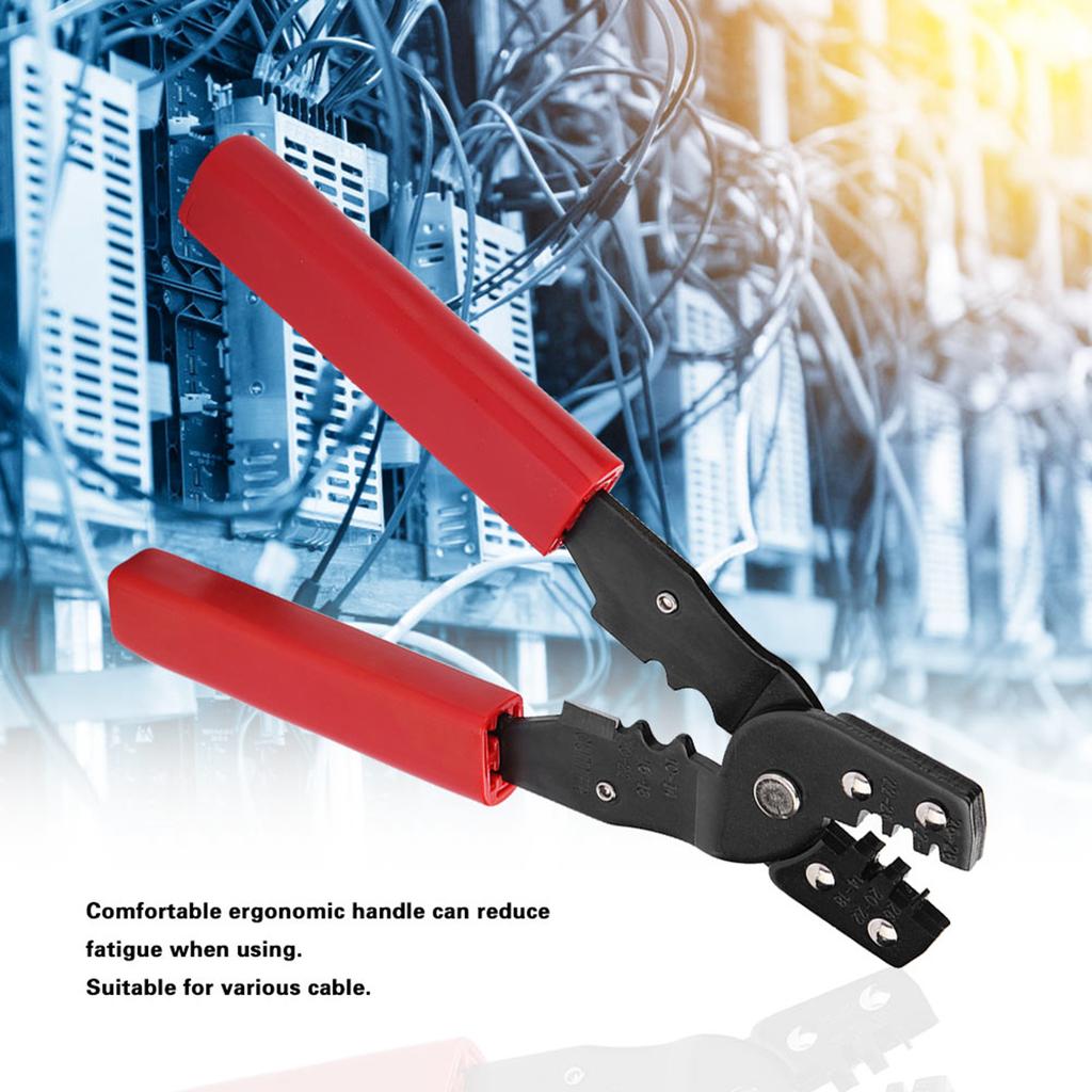  202B Multitul Wire Portable Cable Crimper Terminal Crimping Pliers Tool Efficient for Home Use