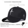 Unisex Personality Cross Embroidery Baseball Caps Spring Autumn Outdoor Adjustable Casual Hats Sunscreen Hat