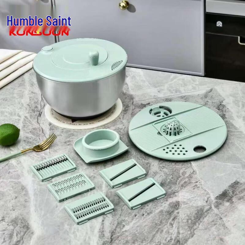 Multifunctional Salad Spinner & Vegetable Chopper