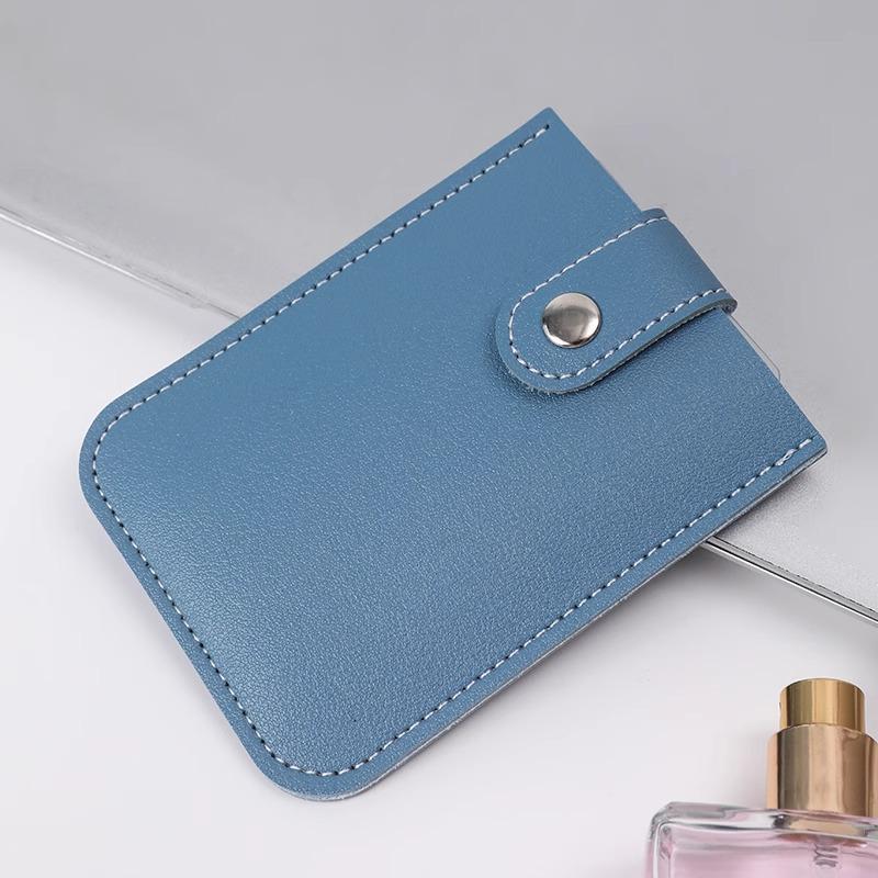 Kompaktes Anti-Demagnetisierungs-Multi-Slot-Kartenetui für Ausweise und Bankkarten