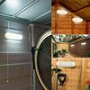 Solar Shed Powered Lights Led Light Rechargeable Garage Indoor Outdoor Garden