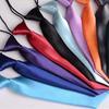 Children's Team Performance Convenient Tie Korean Version Solid Color Baby Casual Lazy Rubber Band Tie