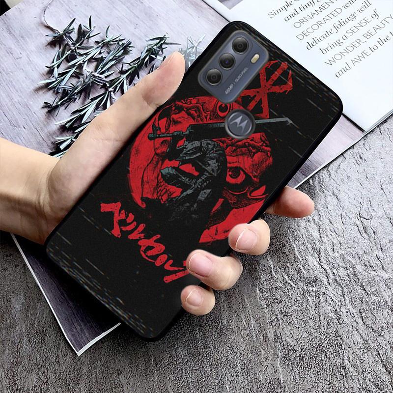 Berserk Guts Phone Case For Motorola Moto G Stylus 5G G Play G Power G 5G G Pure E20 E32 E40 E13 Edge 50 Pro 50 Fusion