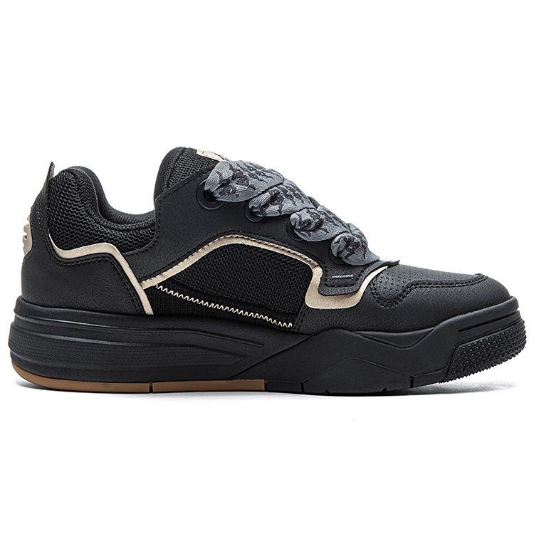 Kappa Slip-Resistant Durable Breathable Low-Top Skate Shoes Unisex sneakers Black K0DU5CC09CJ-990