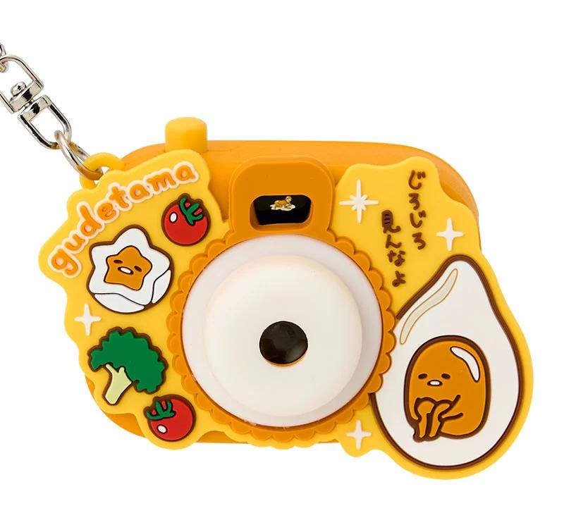 Sanrio Gudetama Kameraförmiger Lichtprojektor Schlüsselanhänger ( Miniaturspielzeug ) NEU