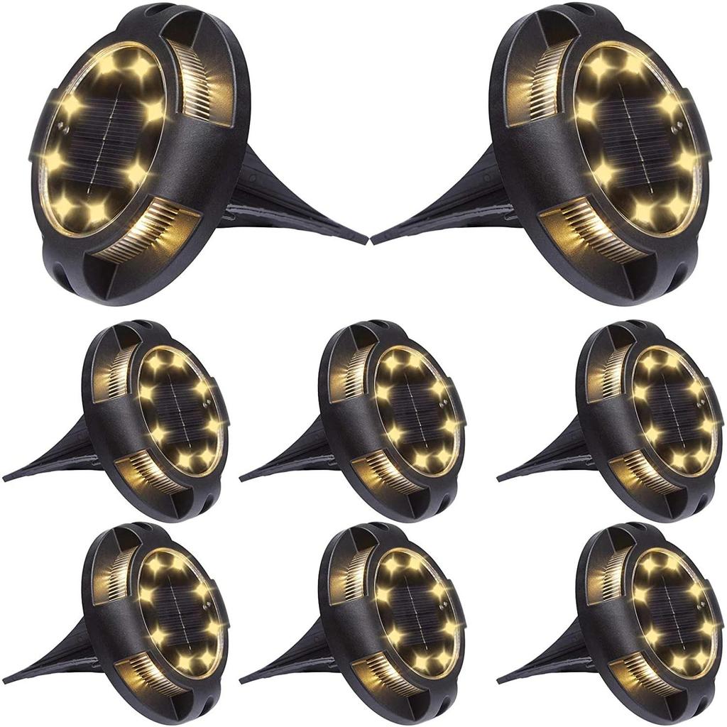 Solar Buried Light Dusk To Dawn Fence Lamp Led Lawn Rgb Ground Lights Outdoor For Garden Waterproof Cool White Street Warm White