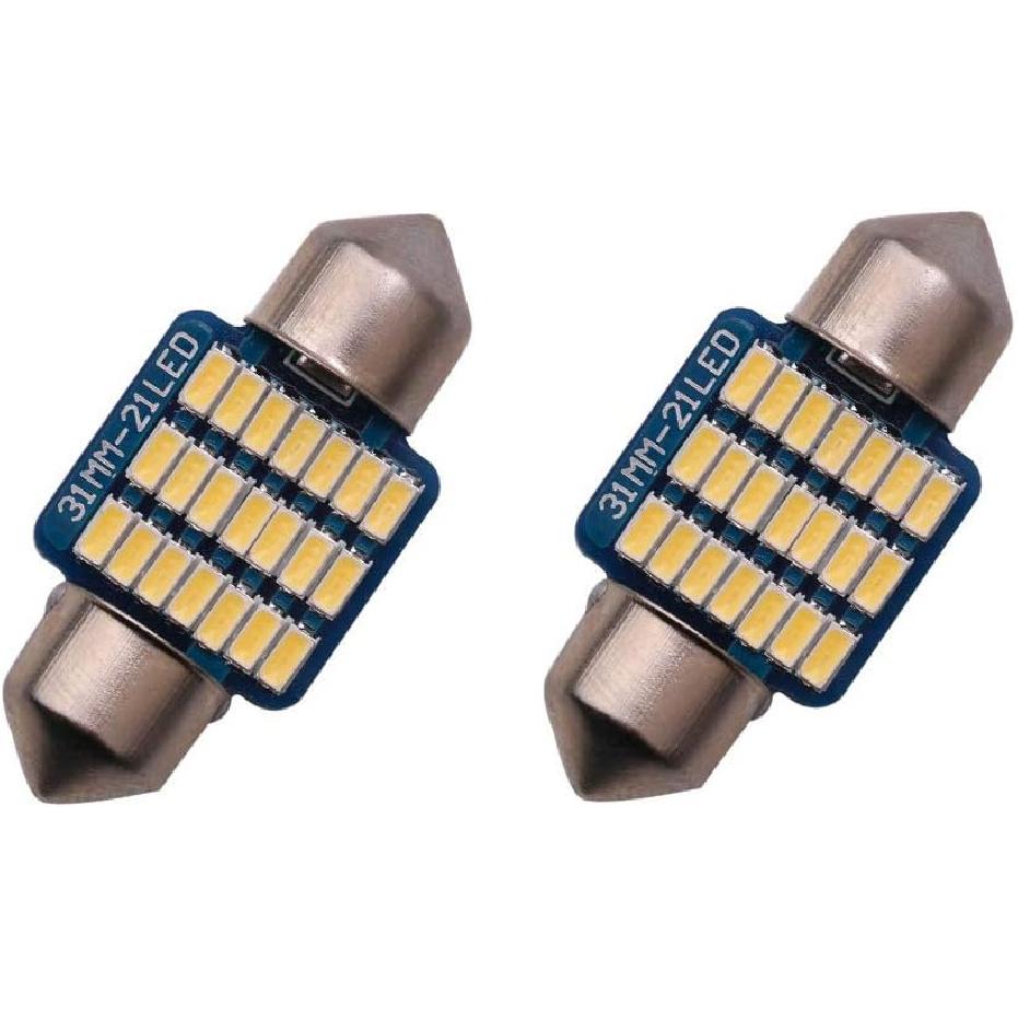 1797 LED Dome Light Bulbs DE3175 DE3021 DE3022 31mm Warm White 3000K 3014 SMD for Cars Map License Plate Trunk Interior Reading Lights Lamps 31mm теплый белый