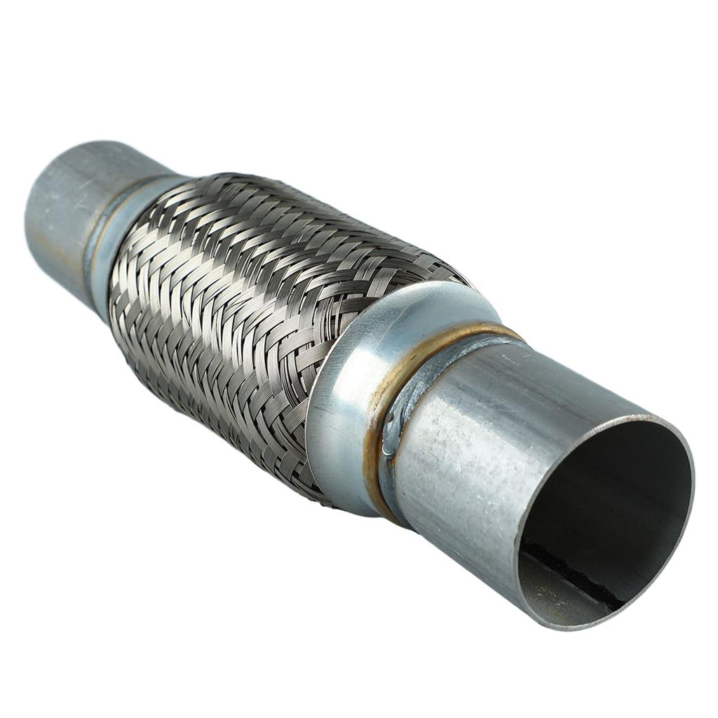 Car Exhaust Pipe Stainless Steel Rust Proof Low Noise Shock Absorption Tough Muffler Universal for Vehicle