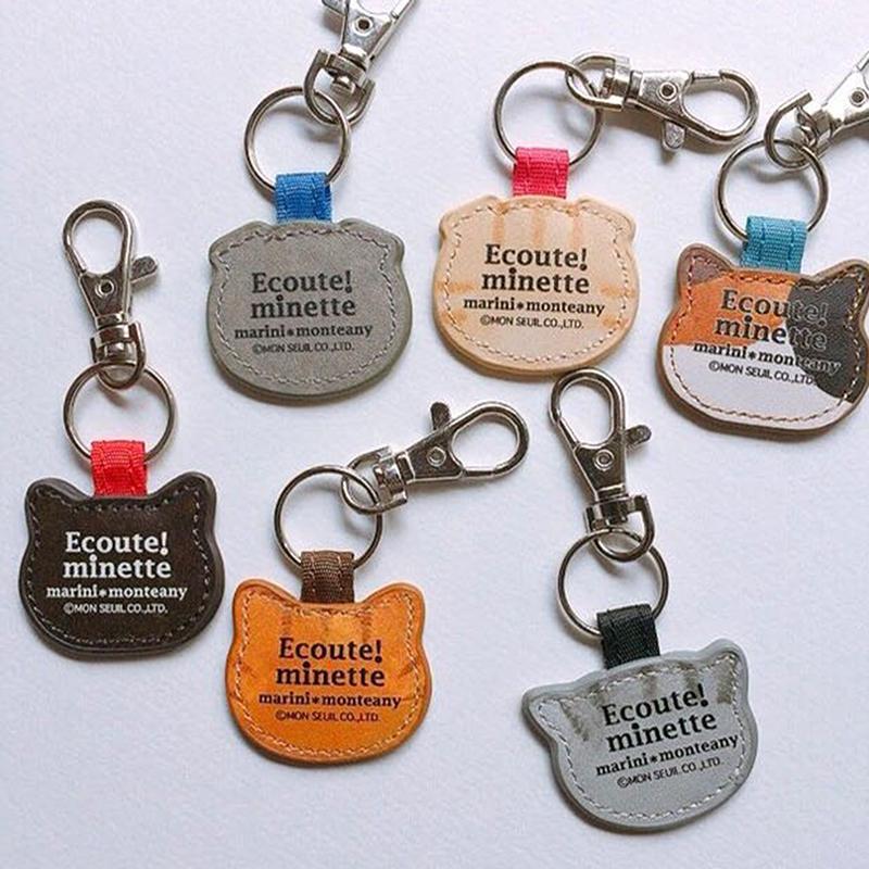 Lindo llavero de gato de cuero creativo de dibujos animados colgante de gatito kawaii llavero de bolso mochila accesorios de decoración regalos