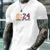 8:24 Legends Are Forever Basketball Print T-Shirt Breathable Cool, Comfortable Wear,Daily Casua