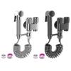 Multifunctional  Toilet Bidet Sprayer with Adjustable Water Flows Hand Shower Stainless Steel Sprayer Set for Bathroom Health