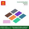 12Pcs/Lot 3033 6x10 Basic Plate Builidng Bricks Moc Parts Works With featuring Blocks DO IT YOURSELF Children's Assembly Playthings Gift Idea Box